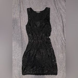 A black body con dress size small from twentyone